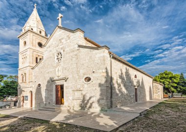 Sveti Juraj church in Primosten clipart