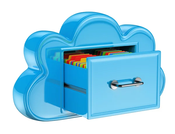 3D Cloud storage services concept — Stock Photo, Image