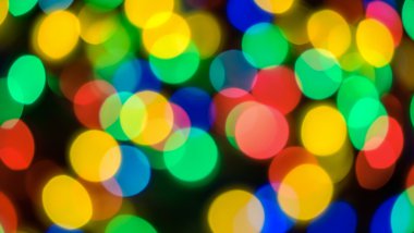 Soyut dairesel bokeh arkaplanı
