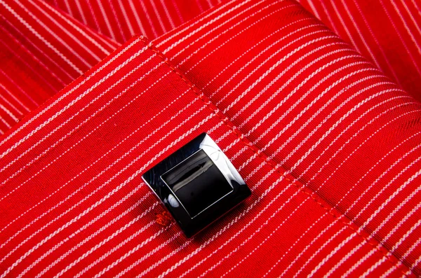 Cufflinks shirt sleeve — Stock Photo, Image