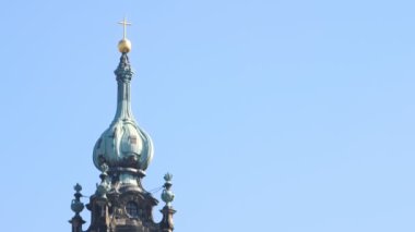 Dresden Katedrali Kutsal Üçleme namı diğer Hofkirche Katedrali Dresden Almanya 'sında Sanctissimae Trinitatis