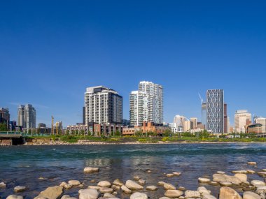 East village Calgary manzarası 