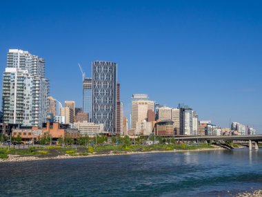 East village Calgary manzarası 