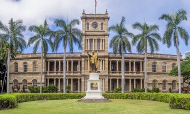 Kral Kamehameha ben heykel Honolulu, Hawaii