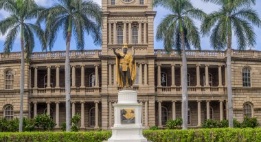 Kral Kamehameha ben heykel Honolulu, Hawaii