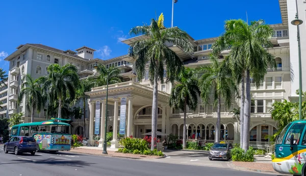 Przednia zewnętrzna Panorama Moana Surfrider — Zdjęcie stockowe