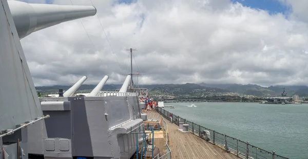 USS Missouri acorazado museo — Foto de Stock