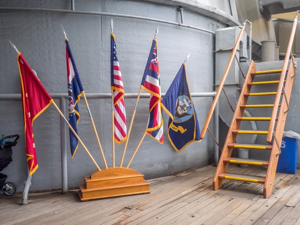 Музей лінкора USS Міссурі — стокове фото