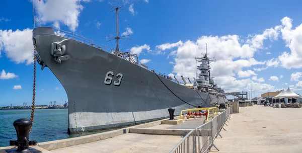 USS Missouri acorazado museo — Foto de Stock