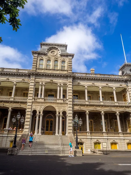 Iolani Palace Honolulu Hawaii — Stok fotoğraf