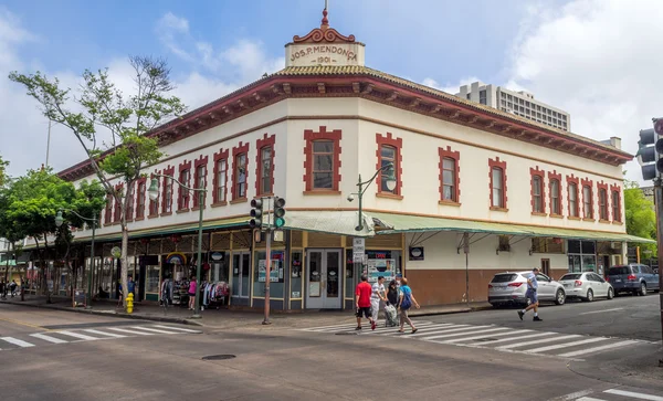 Heritage buildings, Honolulu Chinatown — Stock Photo, Image