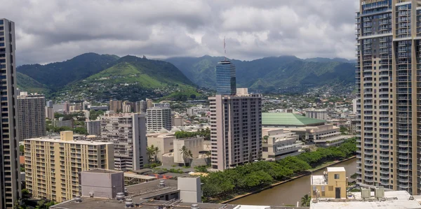 Skyline de Honolulu, Havaí — Fotografia de Stock