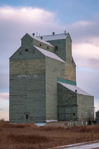 Herronton Alberta Noviembre 2020 Herronton Old Alberta Wheat Pool Grain — Foto de Stock