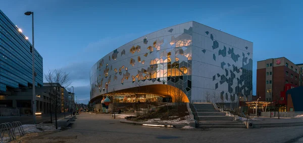 Calgary Alberta Marzo 2021 Nueva Biblioteca Pública Principal Calgary Centro — Foto de Stock