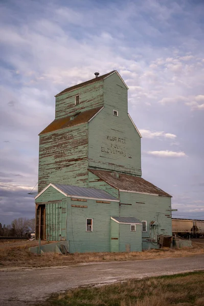 Brant Alberta Mei 2021 Brant Oude Alberta Tarwezwembad Graanlift — Stockfoto