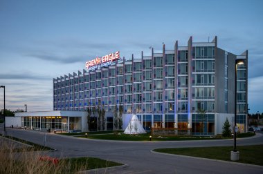 Calgary, Alberta - 30 Mayıs 2021 Siksika Milleti 'ndeki Gri Kartal Resort ve Kumarhanesi.