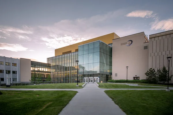 Calgary Alberta Junio 2021 Exterior Escuela Schulich Ingeniería Universidad Calgary —  Fotos de Stock