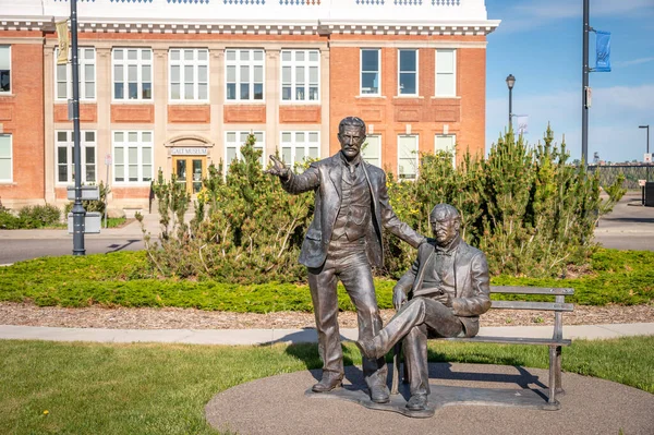 Lethbridge Alberta June 2021 Outer Facade Grounds Galt Museum Lethbridge — стокове фото