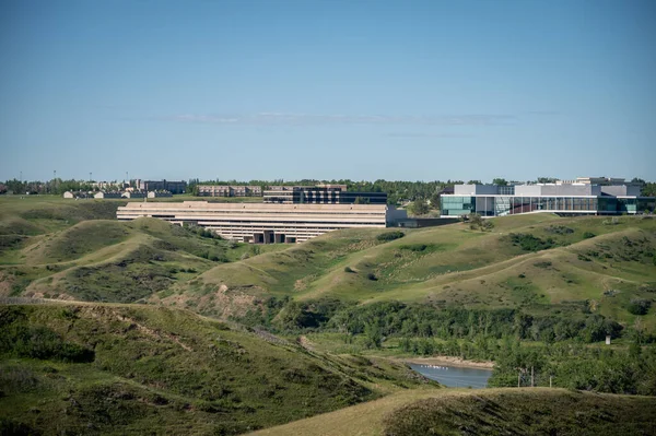 Lethbridge Üniversitesi Nin Ana Binasının Cephesi — Stok fotoğraf