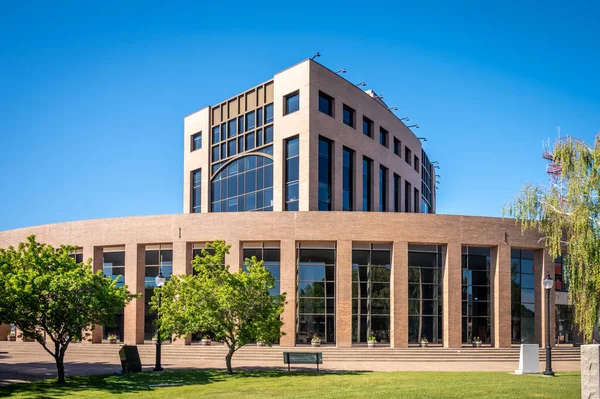 Lethbridge Alberta June 2021 Lethbridge City Hall Warm Summer Day — Stock Photo, Image