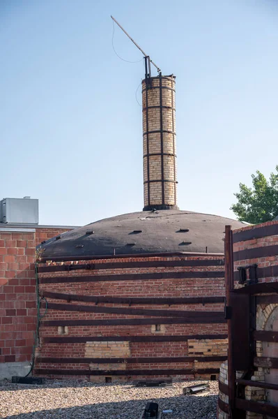 Medicine Hat Alberta Července 2021 Historická Medalta Potteries Továrna Byla — Stock fotografie