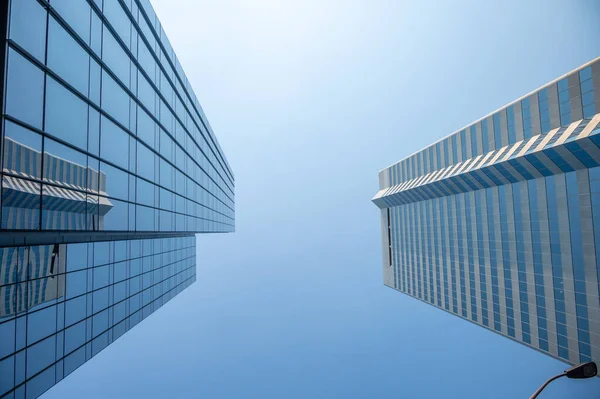 Edmonton Alberta Juli 2021 Erhöhter Blick Auf Edmontons Bürogebäude Der — Stockfoto