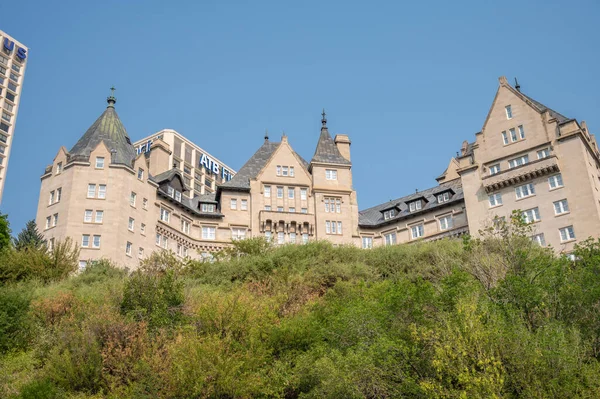 Edmonton Alberta July 2021 View Hotel Macdonald Edmonton — Stock Photo, Image