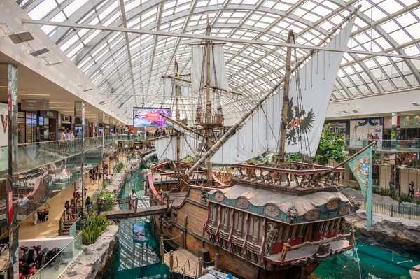 Edmonton Alberta Agosto 2021 Dentro Del West Edmonton Mall Que — Foto de Stock