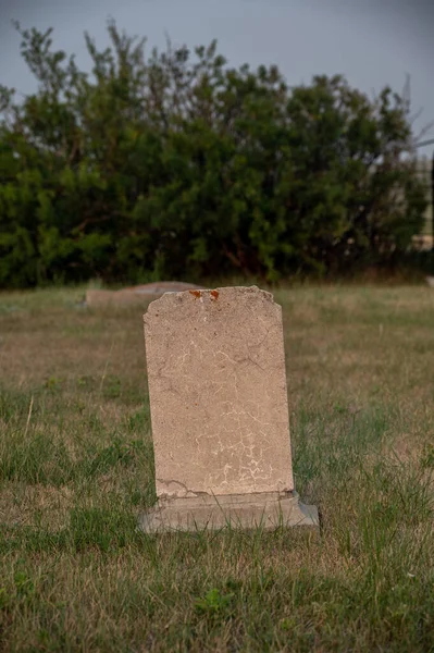 Antiguo Cementerio Rural Alberta Rural —  Fotos de Stock