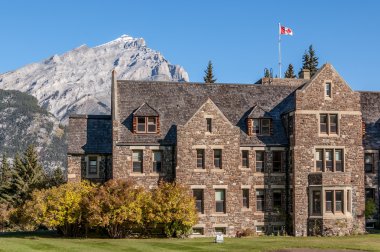 eski taş bina, banff Ulusal Parkı