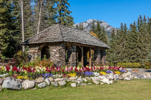 Kaskada ogrody, banff national park — Zdjęcie stockowe