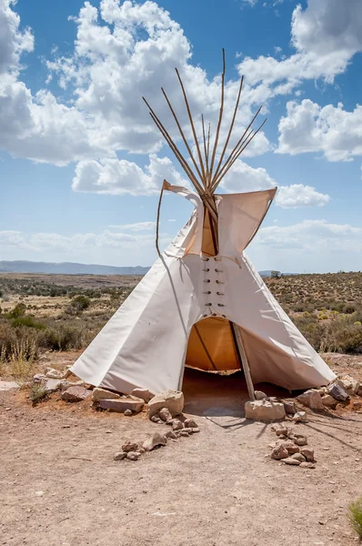 White tepee — Stock Photo, Image