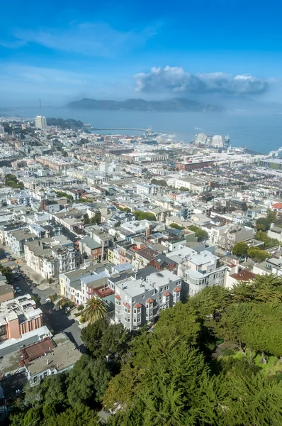 Fågelperspektiv av san francisco — Stockfoto