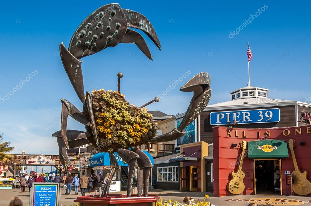 San Francisco Pier 39 and Fisherman S Wharf Editorial Stock Image