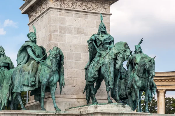 Heroes square in Budapest — Stock Photo, Image