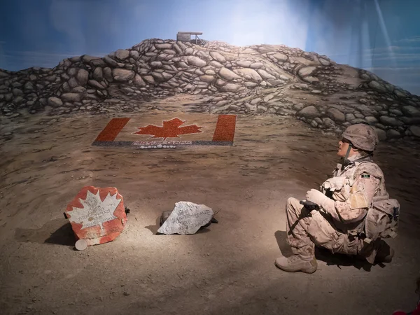 Виставка в музеї військових, Калгарі — стокове фото
