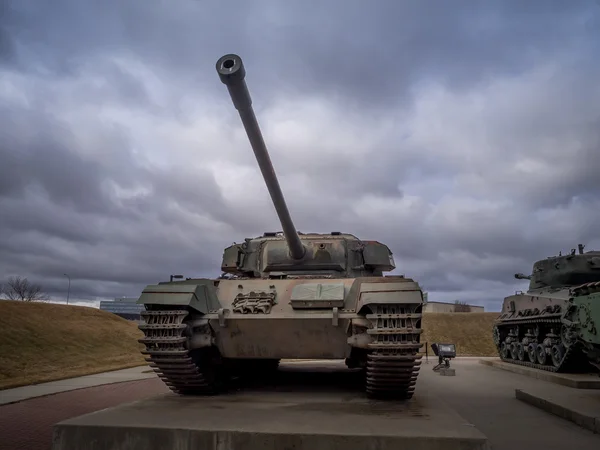 Історичний танки на військових музеїв, Калгарі — стокове фото