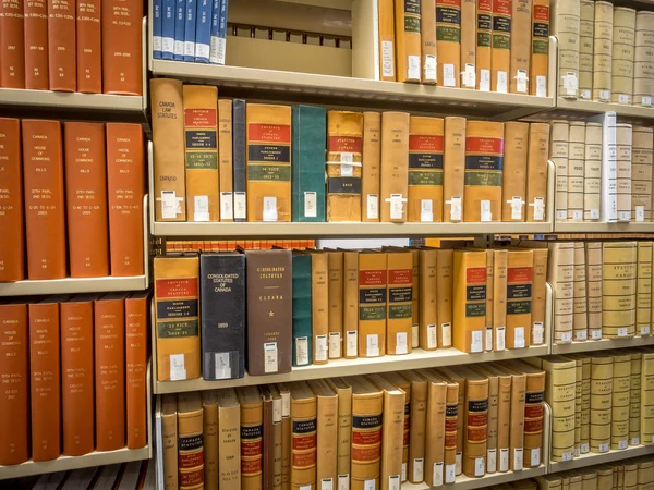 Law Library - gamla lagböcker — Stockfoto