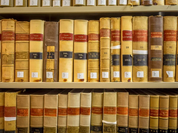 Law Library - Old Law Books — Stock Photo, Image