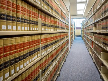 Law Library - Old Law Books clipart