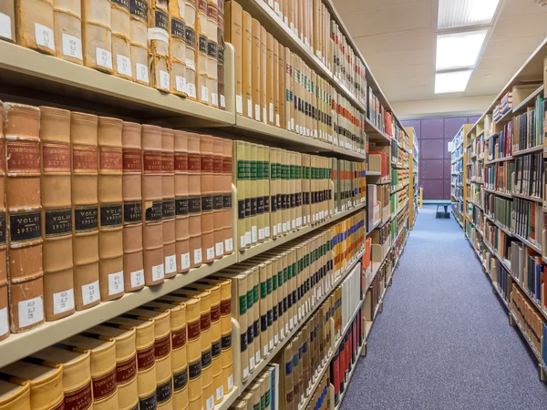 Law Library - Old Law Books — Stock Photo, Image