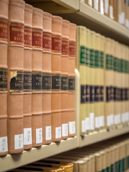 Law Library - Old Law Books — Stock Photo, Image