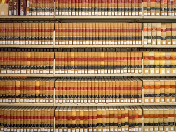 Law Library - Old Law Books — Stock Photo, Image