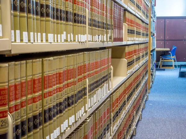 Law Library - Old Law Books — Stock Photo, Image