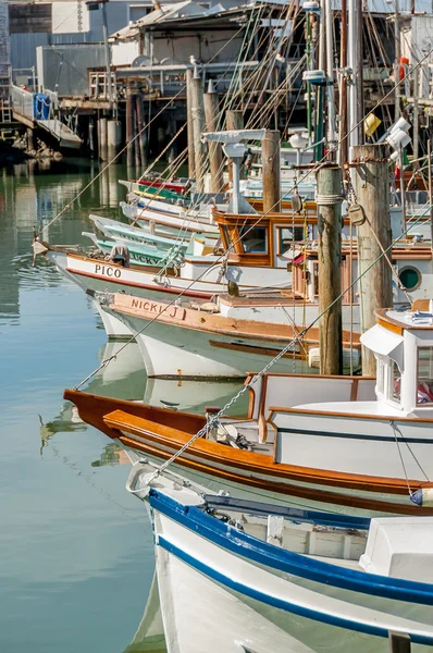 Balıkçı tekneleri, San Francisco — Stok fotoğraf