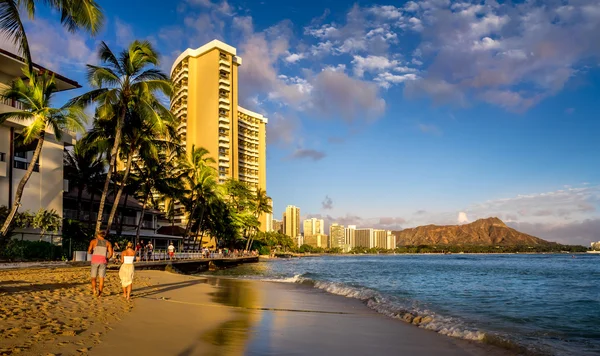 Praia de Waikiki — Fotografia de Stock