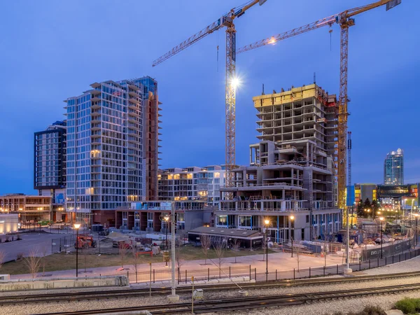 Local de construção, Calgary — Fotografia de Stock