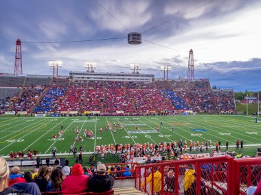McMahon Stadium in Calgary, AB,Canada clipart