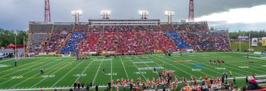 McMahon Stadium in Calgary, AB,Canada clipart