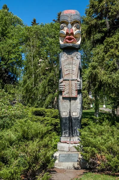 Pólo totem da costa oeste — Fotografia de Stock